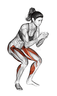 Frog Squat demonstration