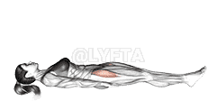 Lying Hip Leg Raise demonstration