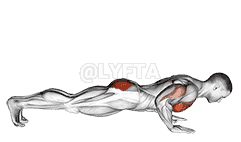 Outside Leg Kick Push-Up demonstration