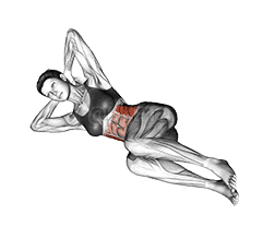 Side Crunch demonstration