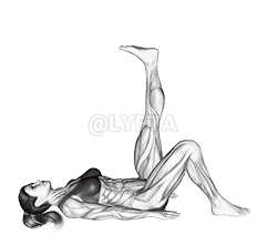 Single Leg Hip Bridge demonstration
