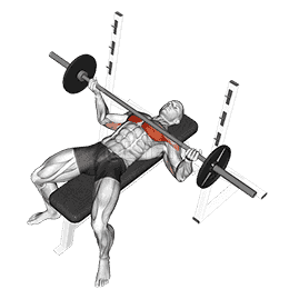 Wide Reverse Grip Bench Press demonstration
