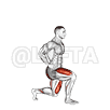 Walking Lunge demonstration