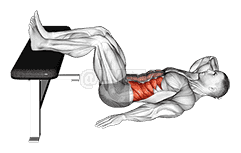 Oblique Crunch demonstration
