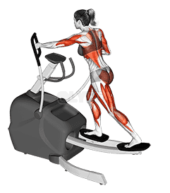 Elliptical Machine Skiing demonstration