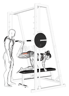 Smith kneeling rear kick demonstration