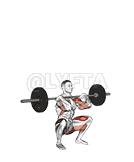 Barbell Weightlifting Complex demonstration