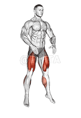 Bodyweight Drop Jump Squat demonstration