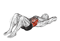 Alternate Oblique Crunch demonstration